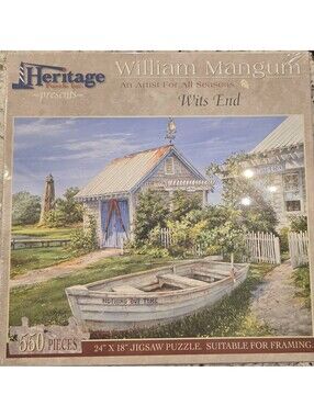 Heritage Puzzle Wits End William Mangum 1000 Piece Puzzle NEW